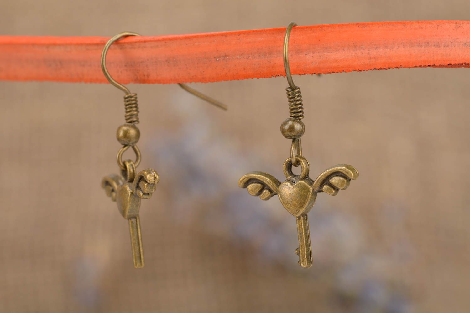 Stylish handmade metal earrings unusual earrings designs fashion accessories photo 1