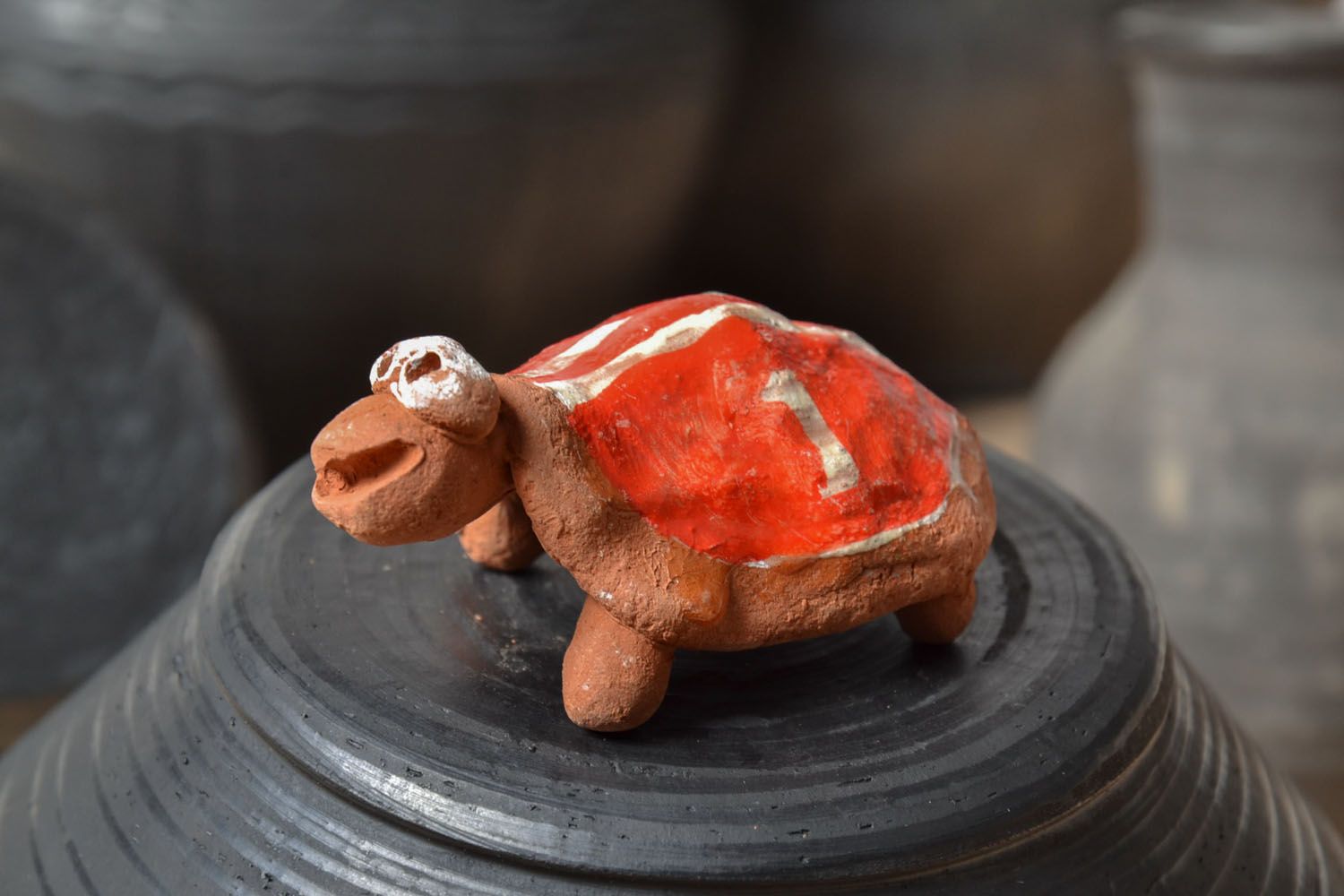 Ceramic figurine of turtle photo 1