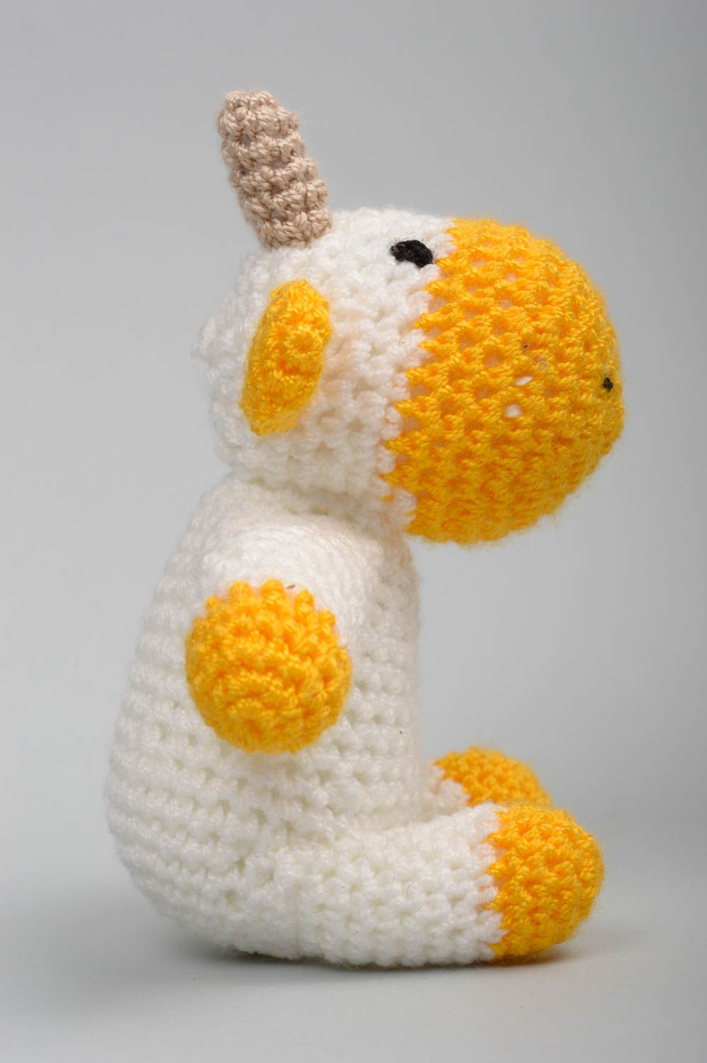 Handmade toy soft toy crochet stuffed animals animal figurine home decor photo 2