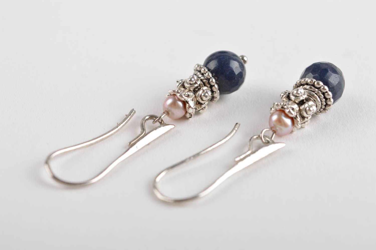 Handmade jewelry stone earrings dangling earrings women accessories gift for her photo 5
