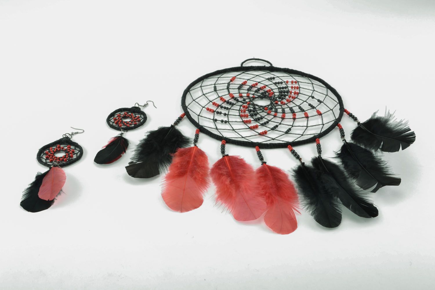 Home charm Dreamcatcher and earrings photo 2