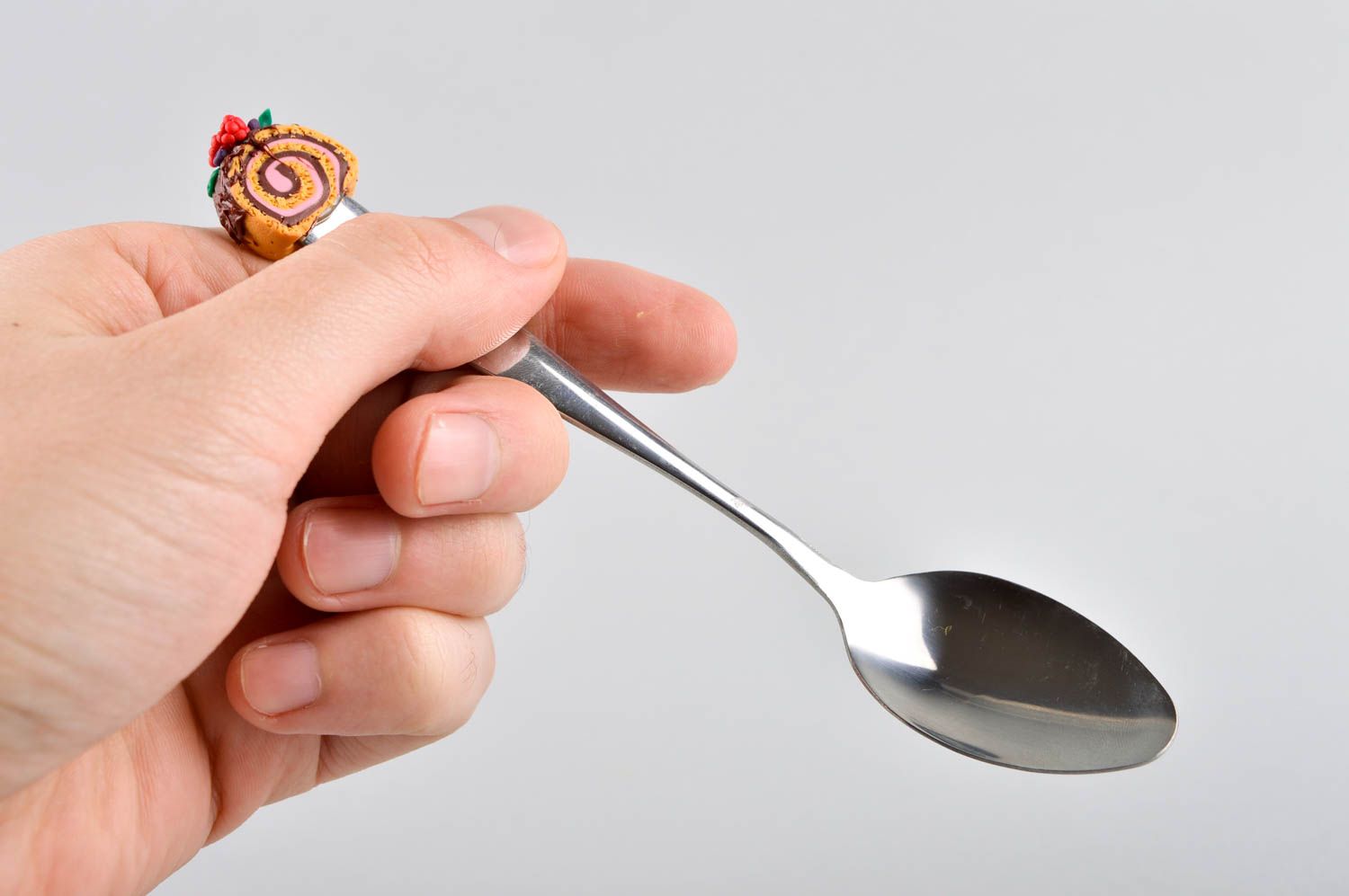 Handmade unusual coffee spoon designer teaspoon metal kitchen utensil photo 5