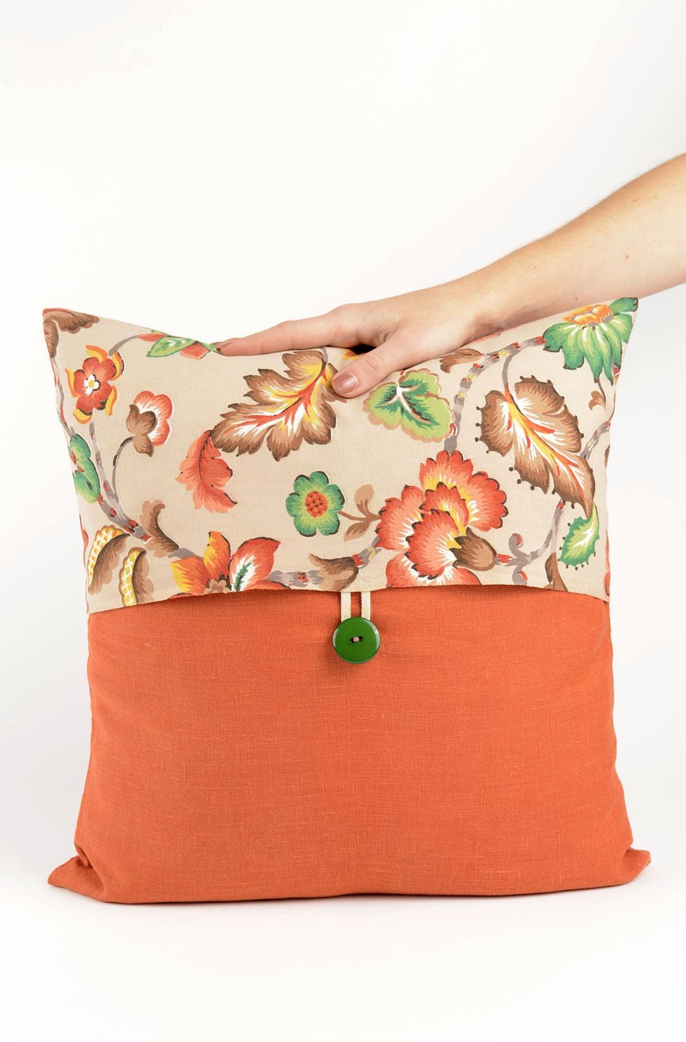 Beautiful handmade soft cushion throw pillow design home goods small gifts photo 4