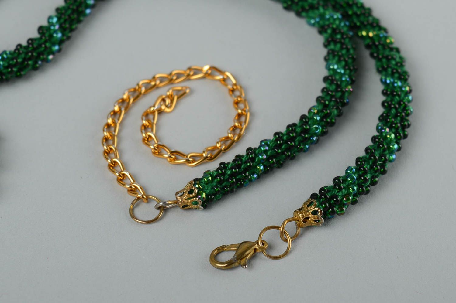 Elegant handmade beaded necklace pendant necklace cool neck accessories photo 4
