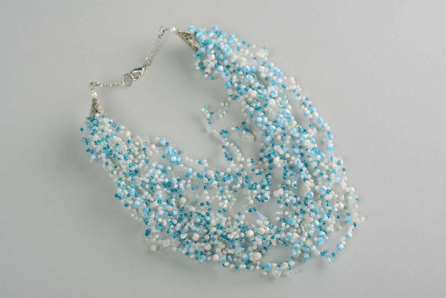 Airy beaded necklace photo 2
