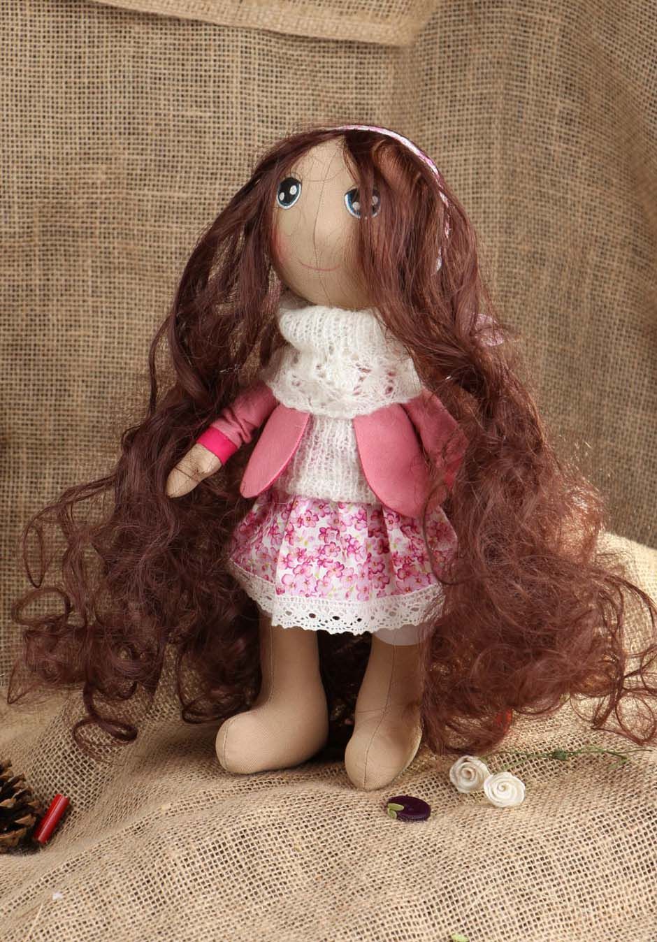 Текстильная кукла фото 5