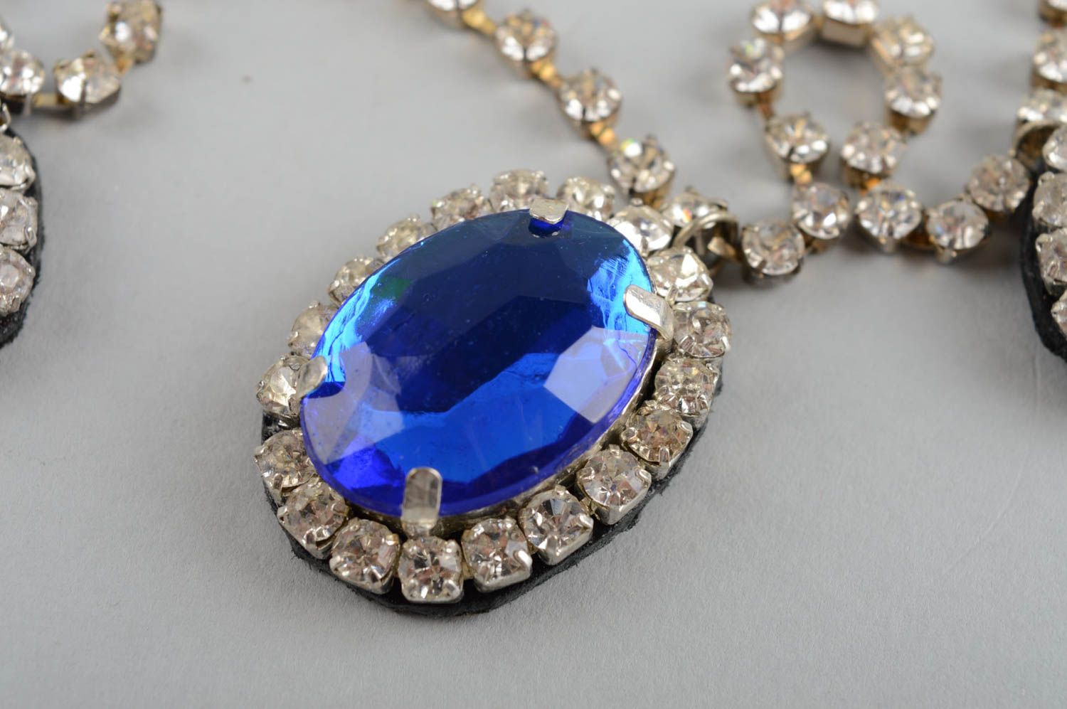 Crystal necklace handmade jewelry rhinestone necklace fashion accessories photo 3