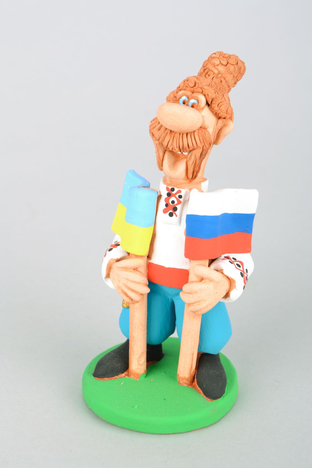 Ceramic figurine for present Two Flags photo 8