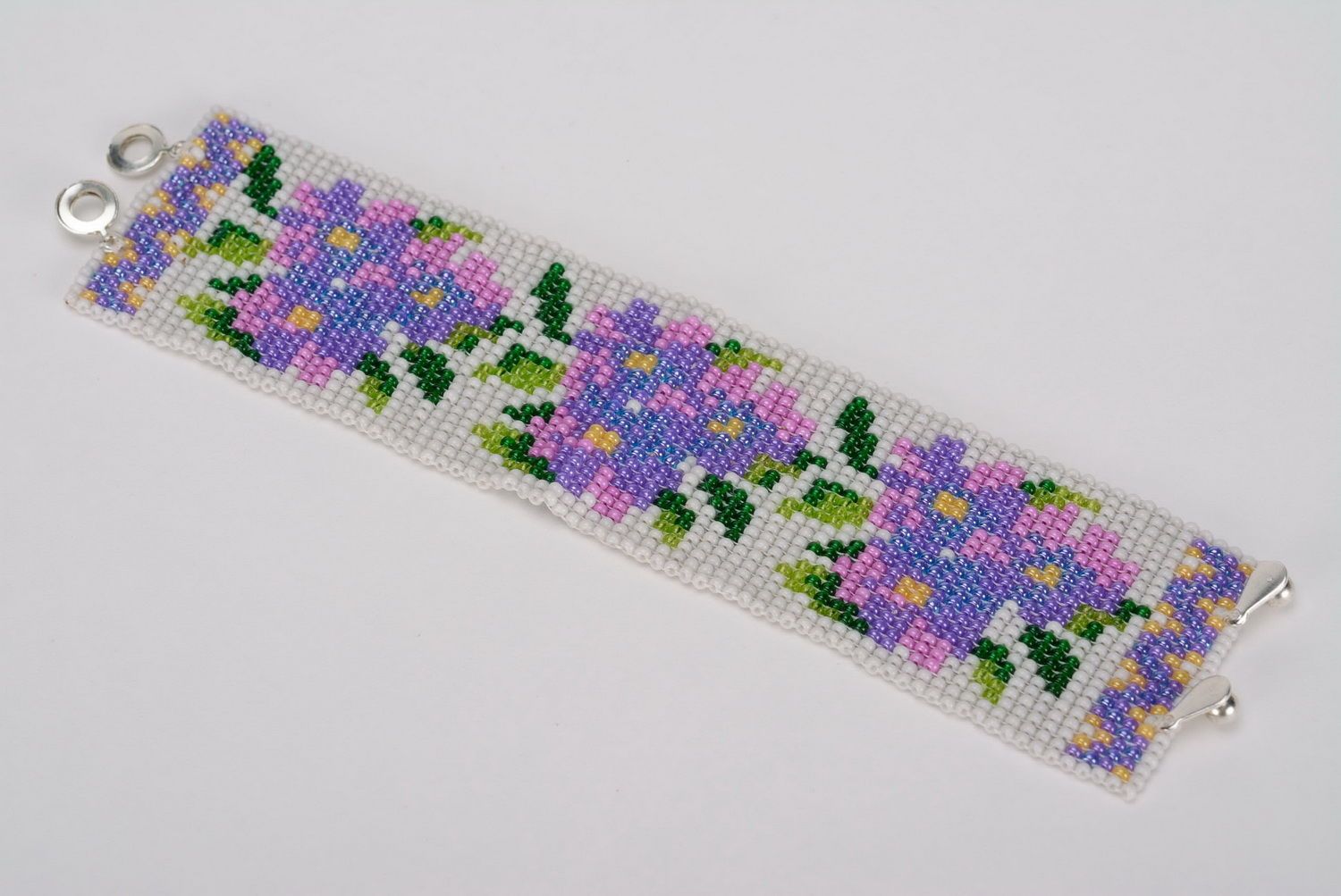 Bracelet, made of Czech beads photo 2