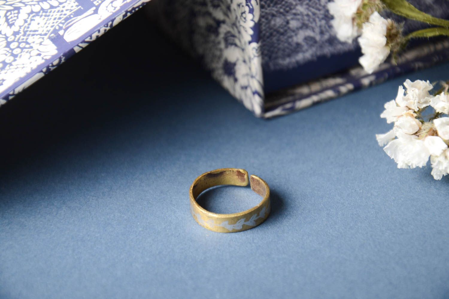 Дизайнерское украшение ручной работы оригинальное кольцо необычное украшение фото 1