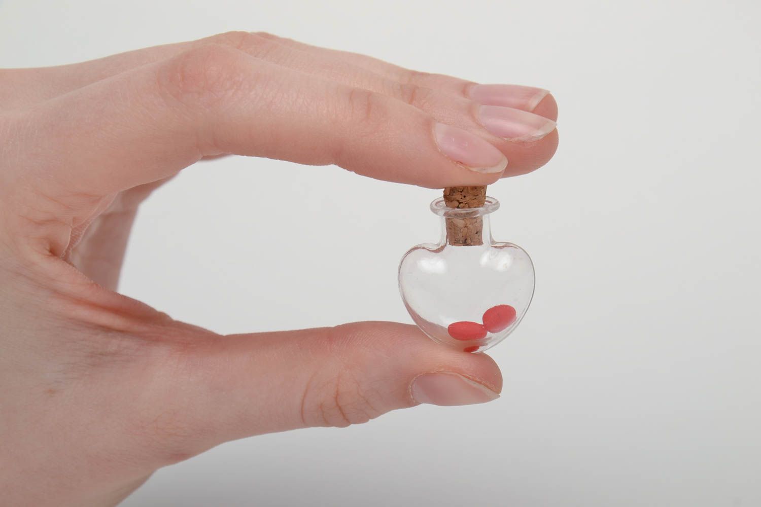 Petite bouteille décorative en verre Potion d'amour photo 2