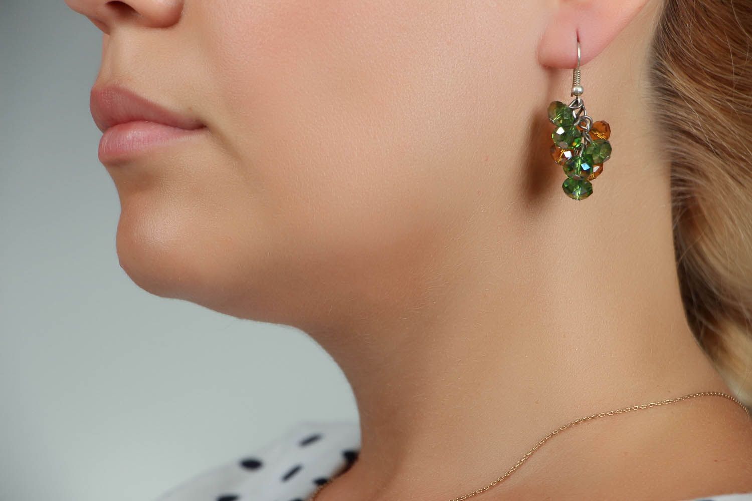 Crystal earrings photo 4