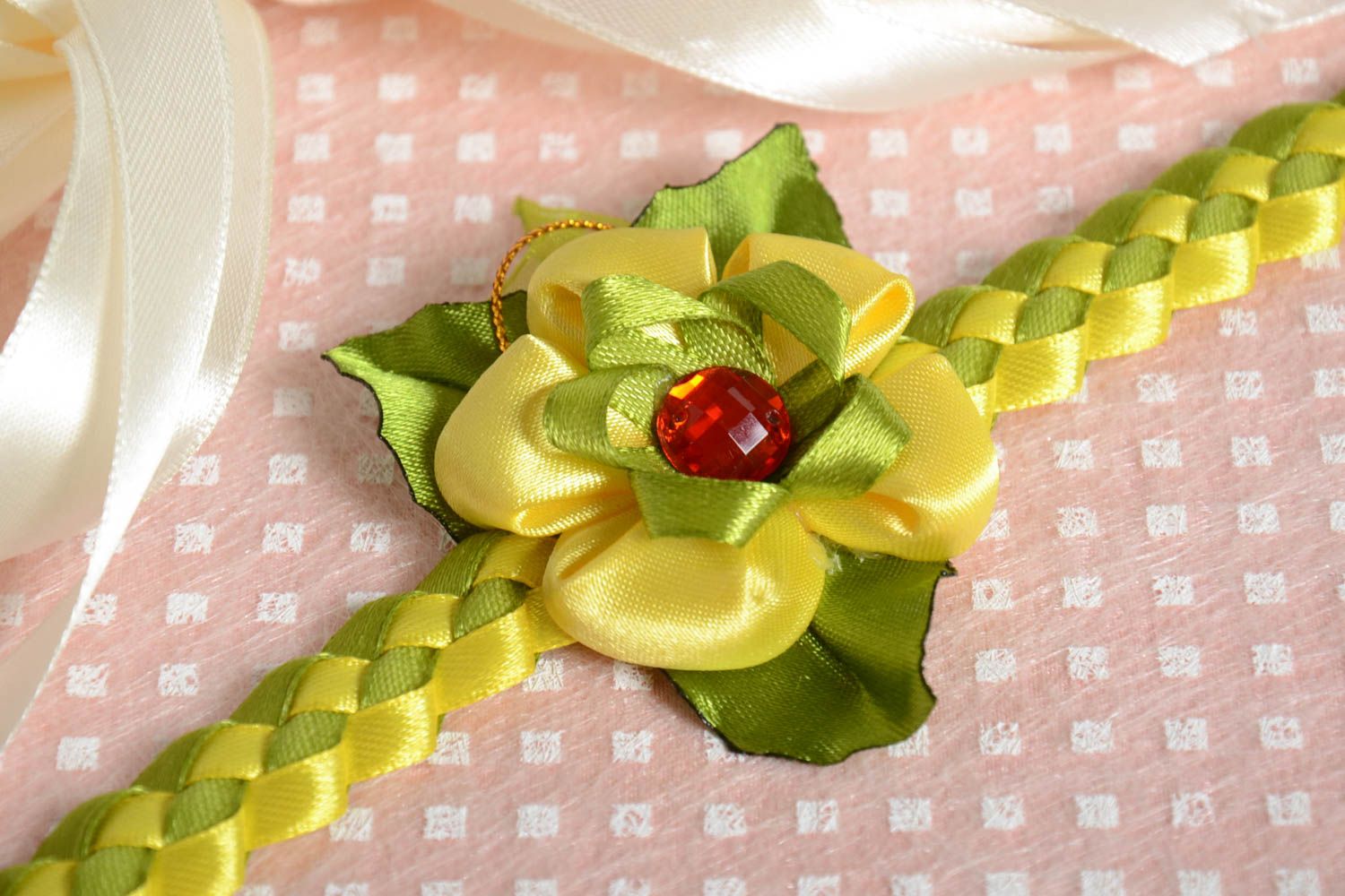 Brautjungfer Armband handmade Trauzeugin Blumenarmband Geschenk für Brautjungfer foto 1