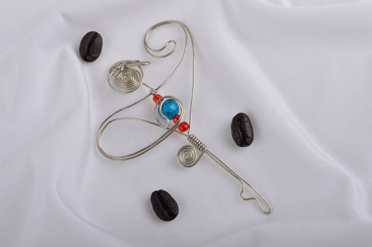 Handmade jewellery metal pedant necklace gemstone jewelry designer accessories photo 1