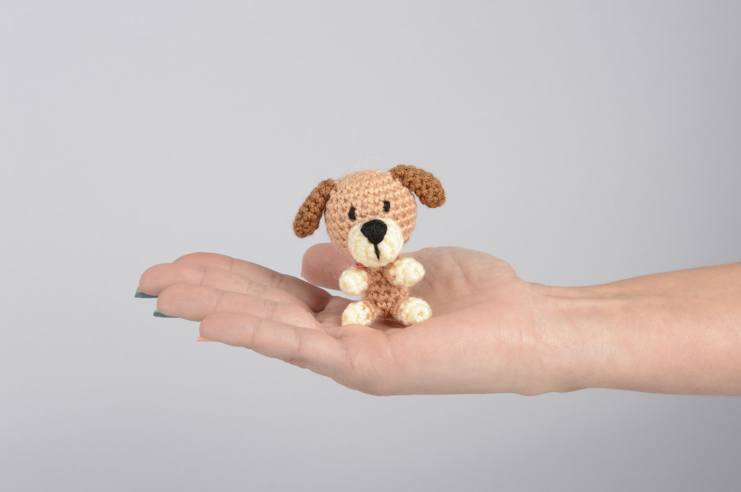 Juguete infantil hecho a mano muñeco de peluche regalo para niños Perrito foto 5