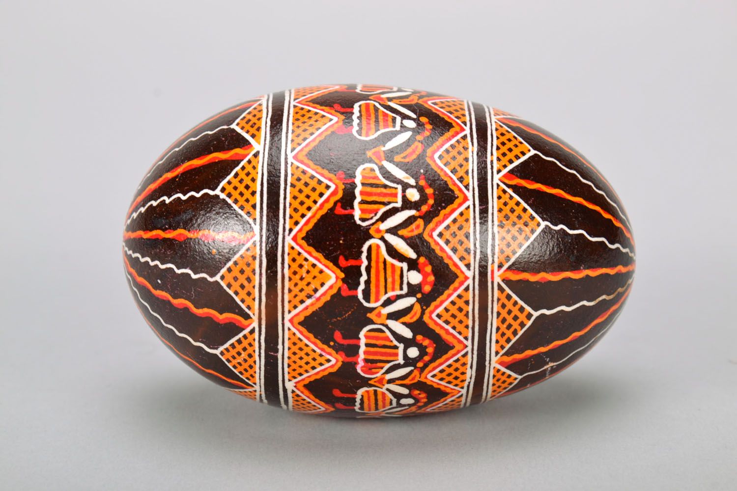 Huevo de Pascua de ganso, pisanka artesanal foto 3