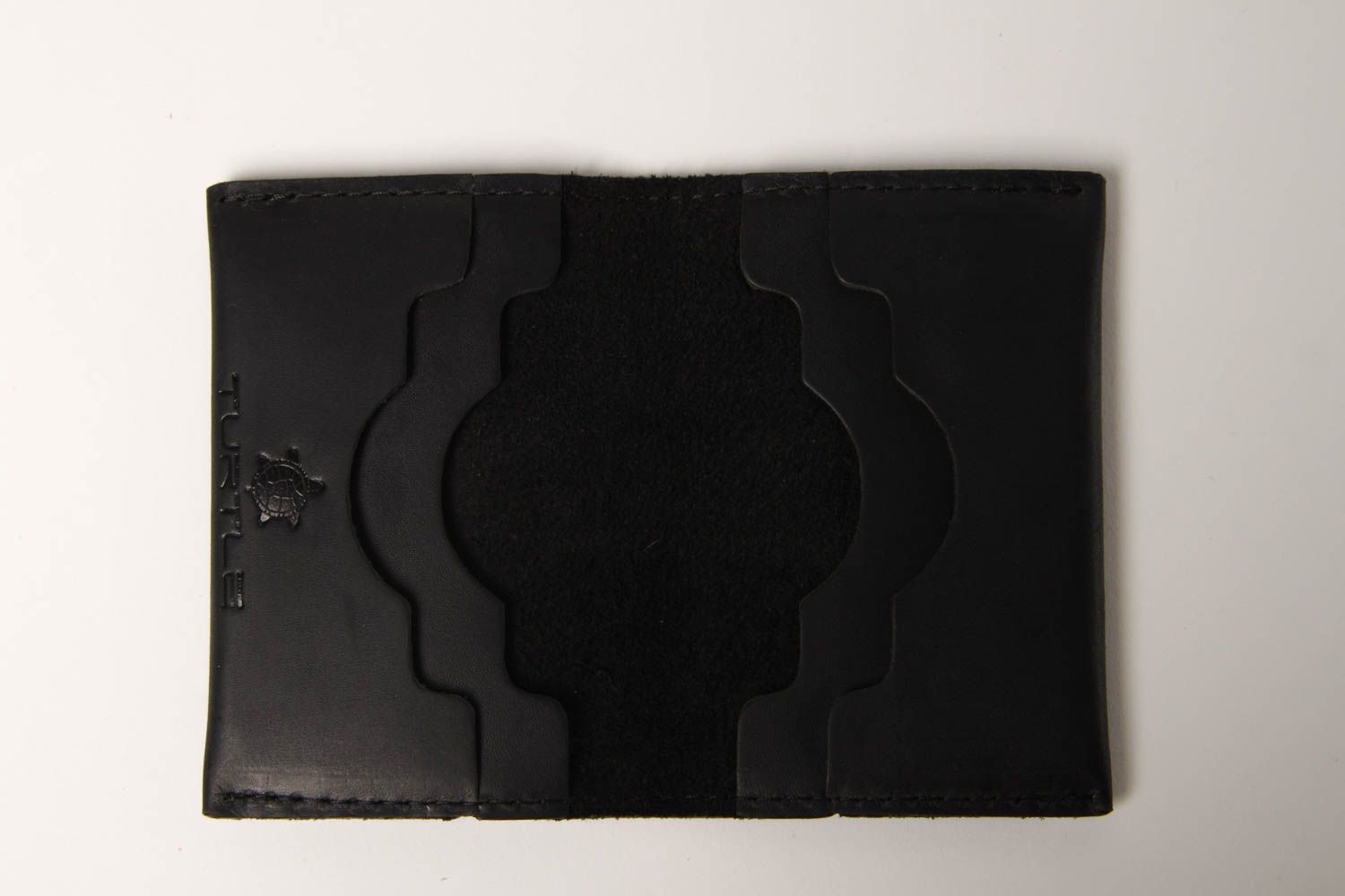 Unusual handmade business card holder leather card holder stylish cardholder photo 3