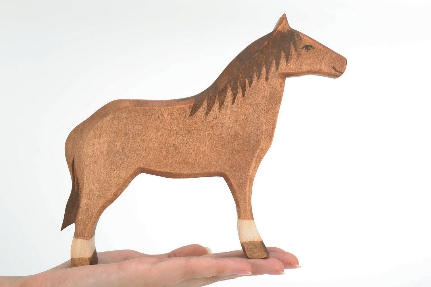 Figurine made from maple wood Horse photo 2