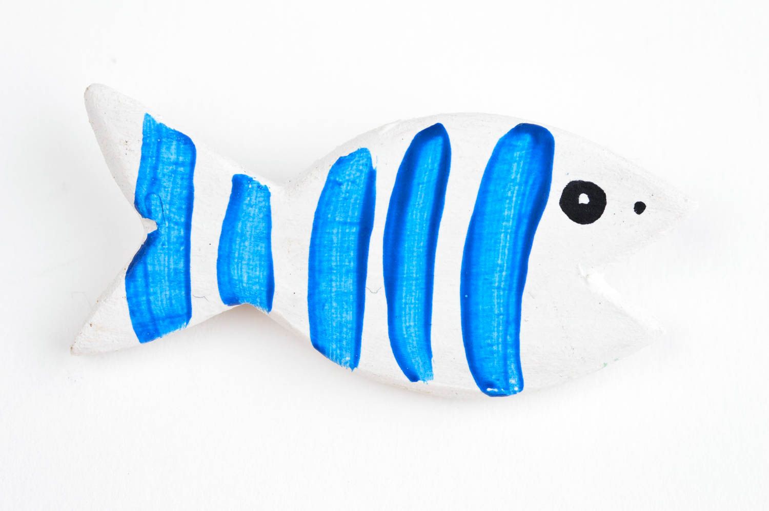 Broche de moda pintado con forma de pez bisutería artesanal regalo original  foto 3