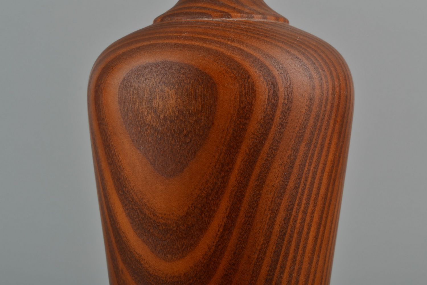 13 inches wooden elegant design decorative Greek-style vase 1,1 lb photo 3