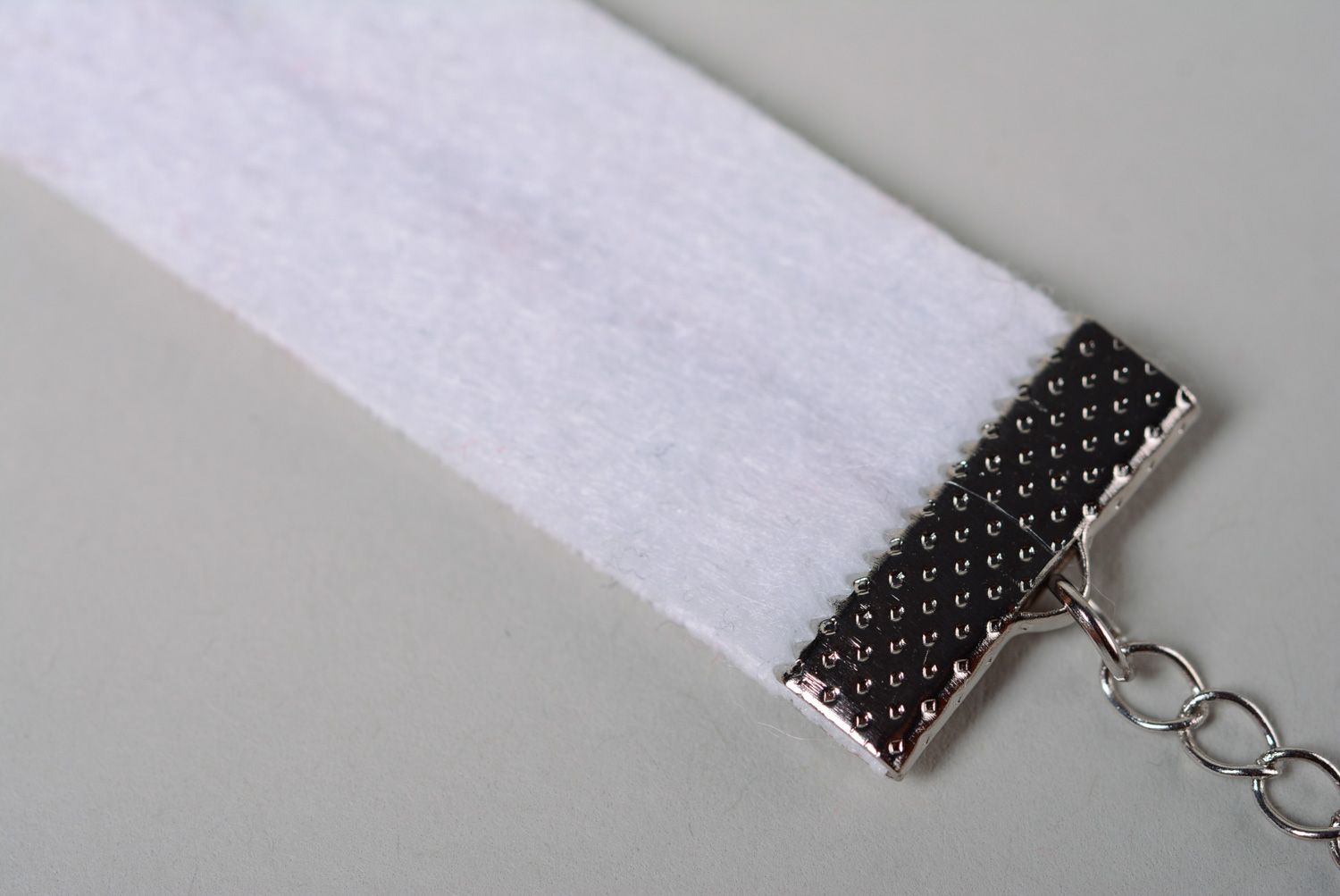 Handmade Armband mit Kreuzstichstickerei foto 5