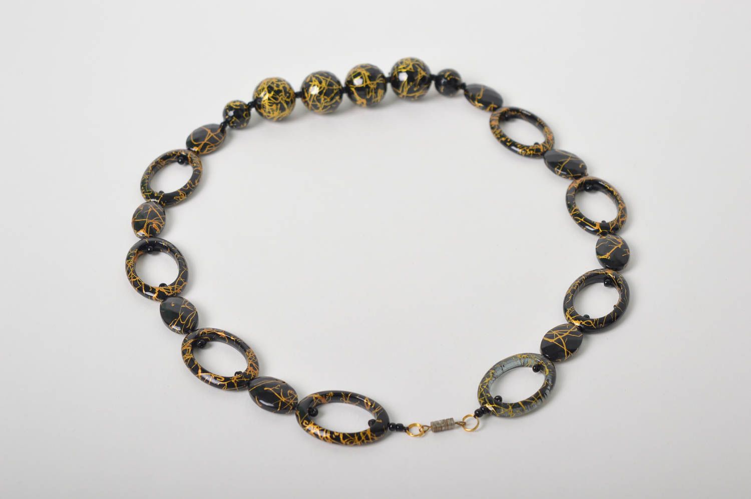 Handmade beads design jewelry beautiful long beads beaded accessories girl gifts photo 2