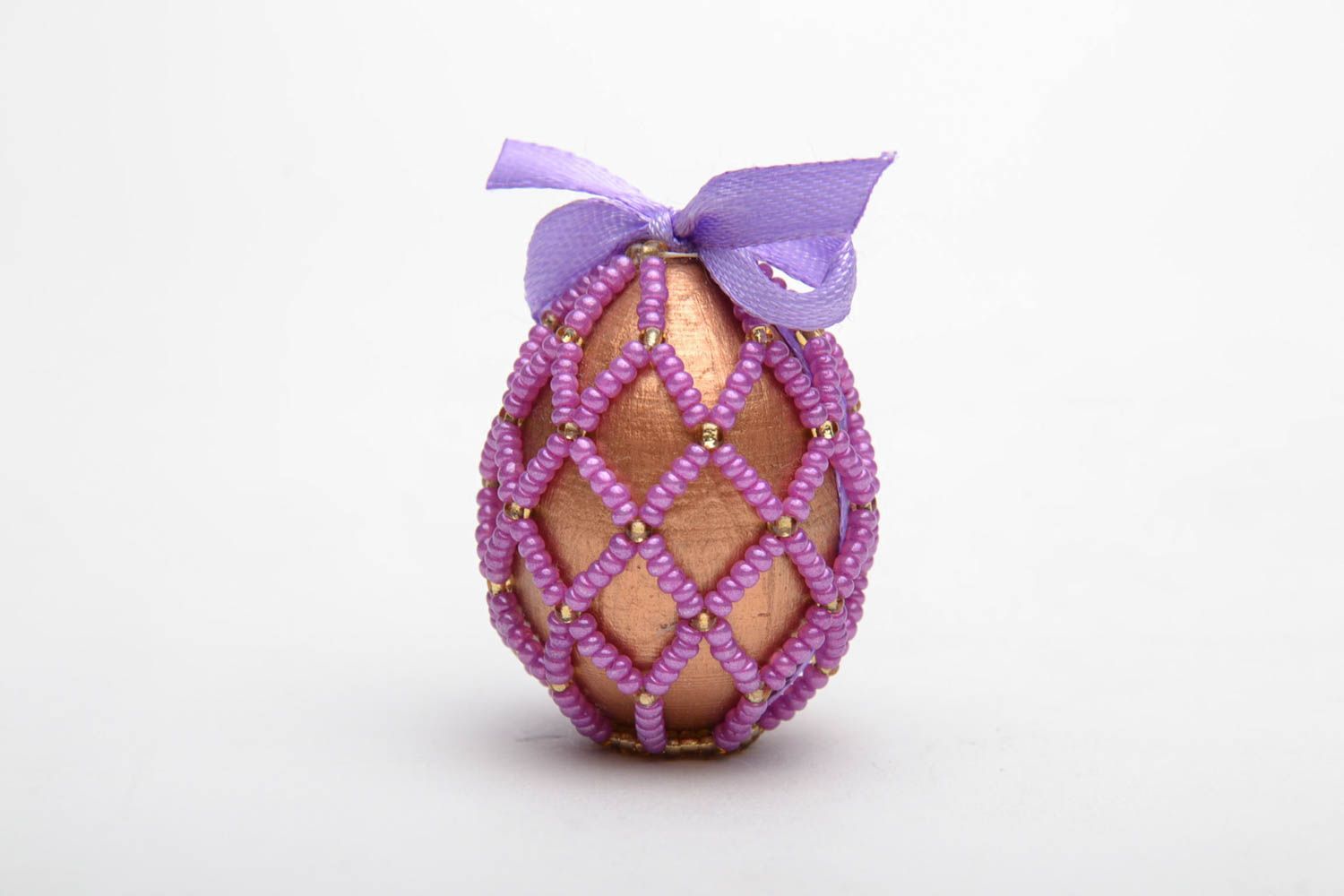 Huevo de Pascua hecho a mano de abalorios regalo original decoración para fiesta foto 8