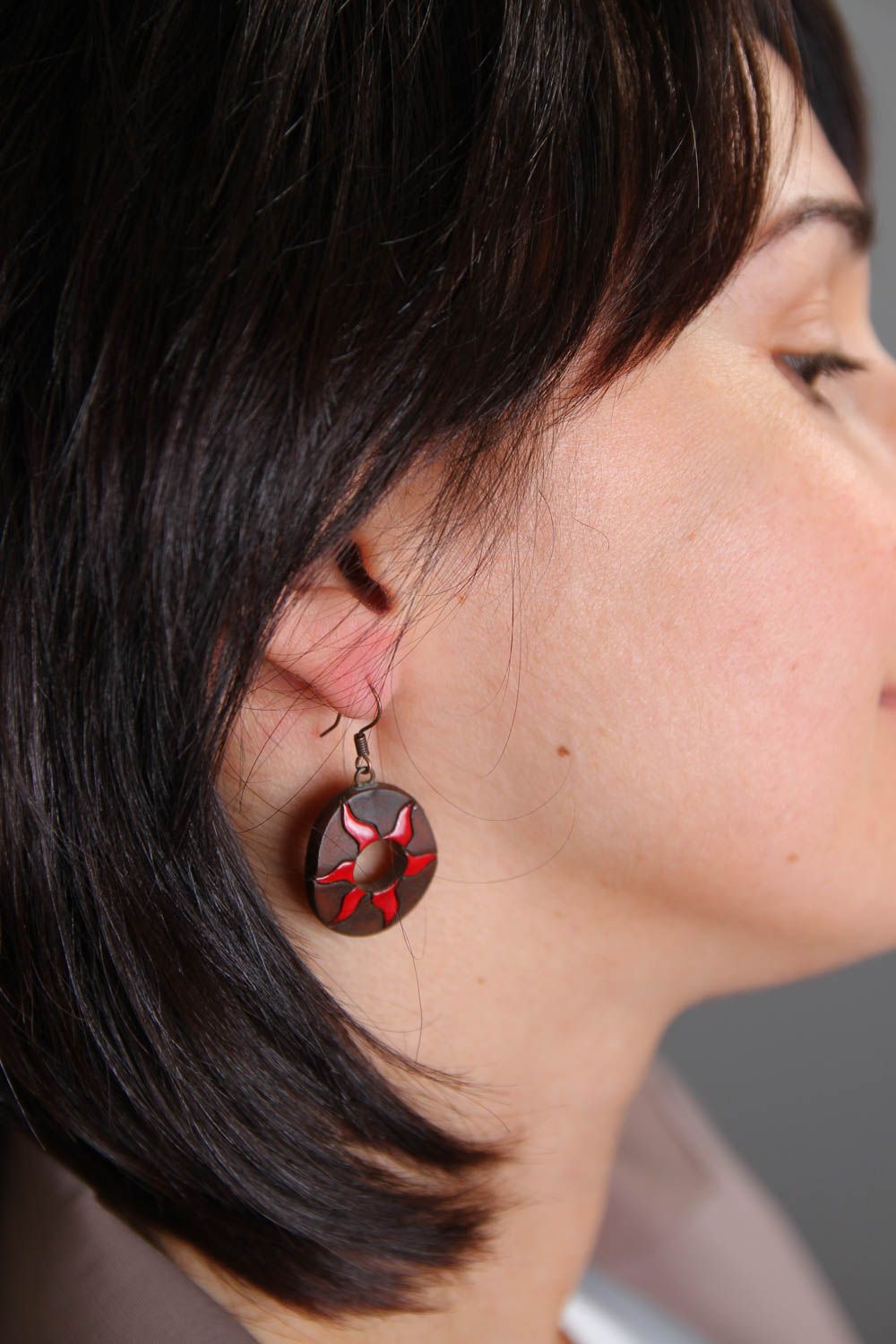 Handmade earrings designer jewelry fashion accessories dangling earrings photo 4