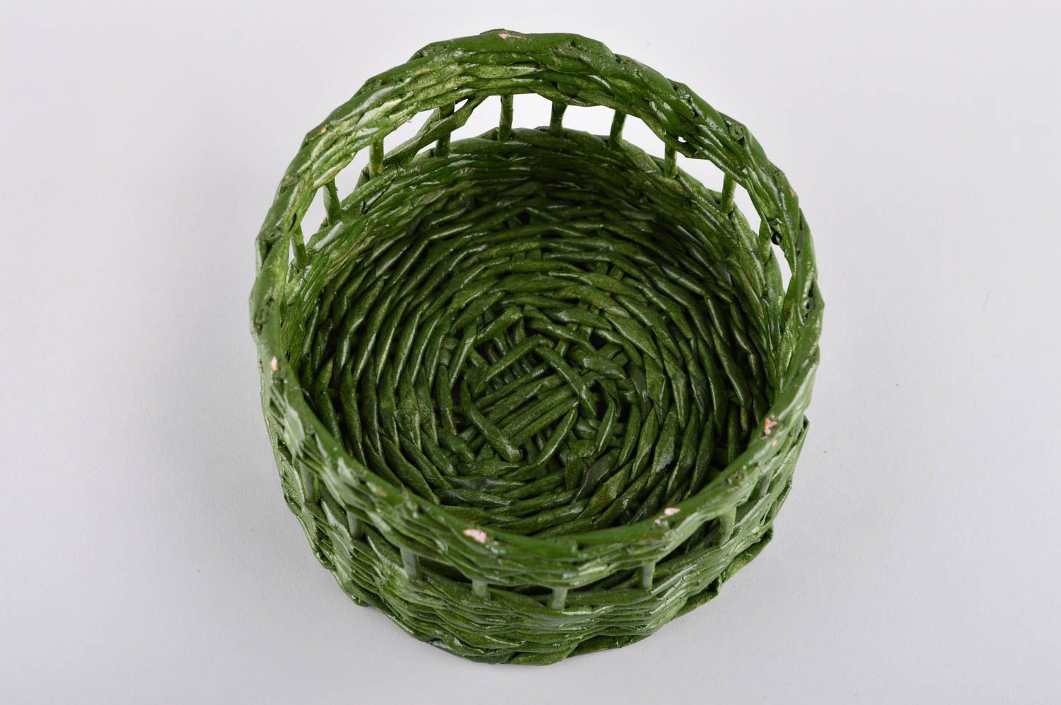 Handmade woven basket stylish interior ideas beautiful green basket for home photo 4