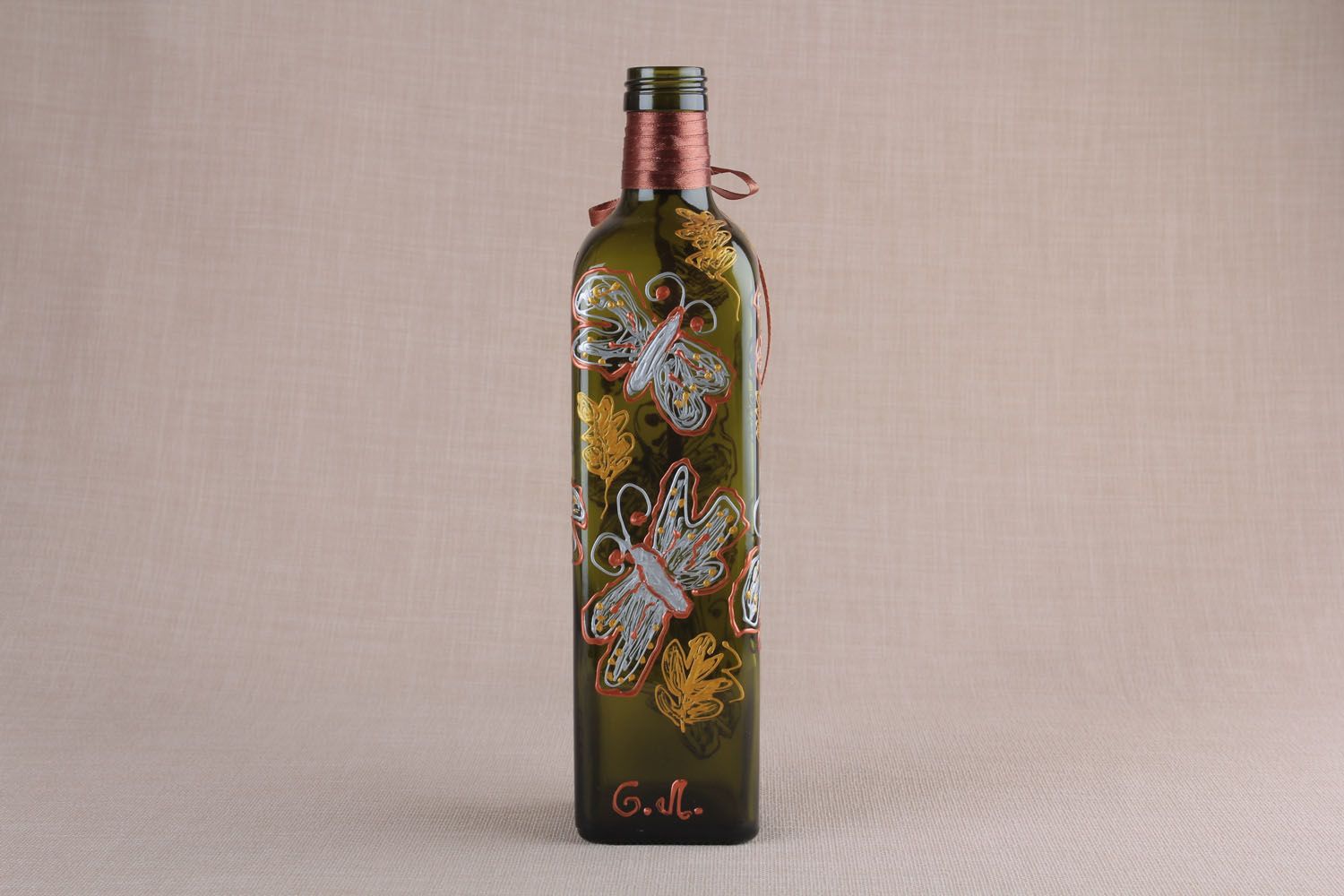 Vintage Flasche mit Muster foto 4