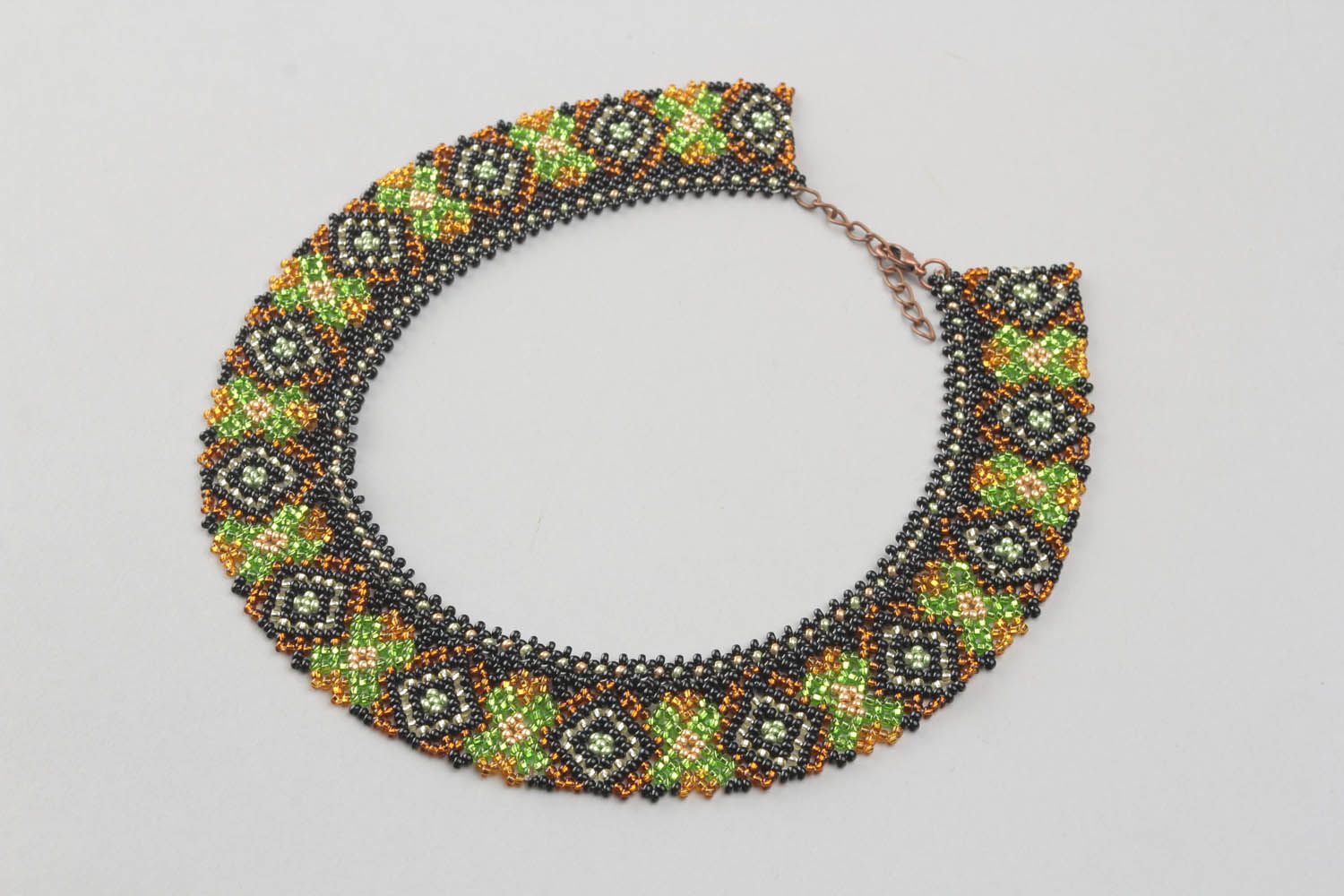 Czech beads necklace  photo 4