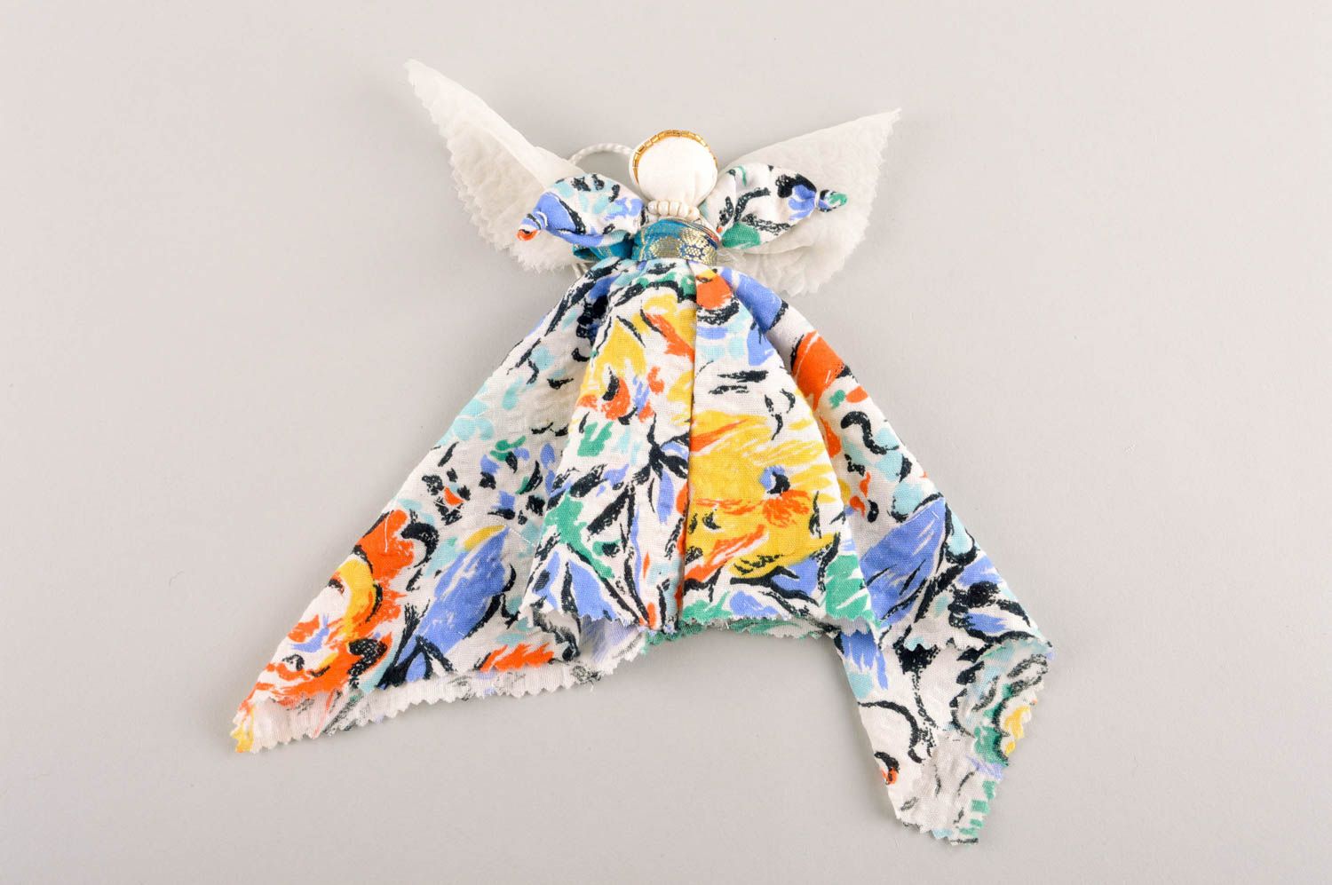 Handmade decorative rag doll beautiful soft toy stuffed toy angel gift ideas photo 2