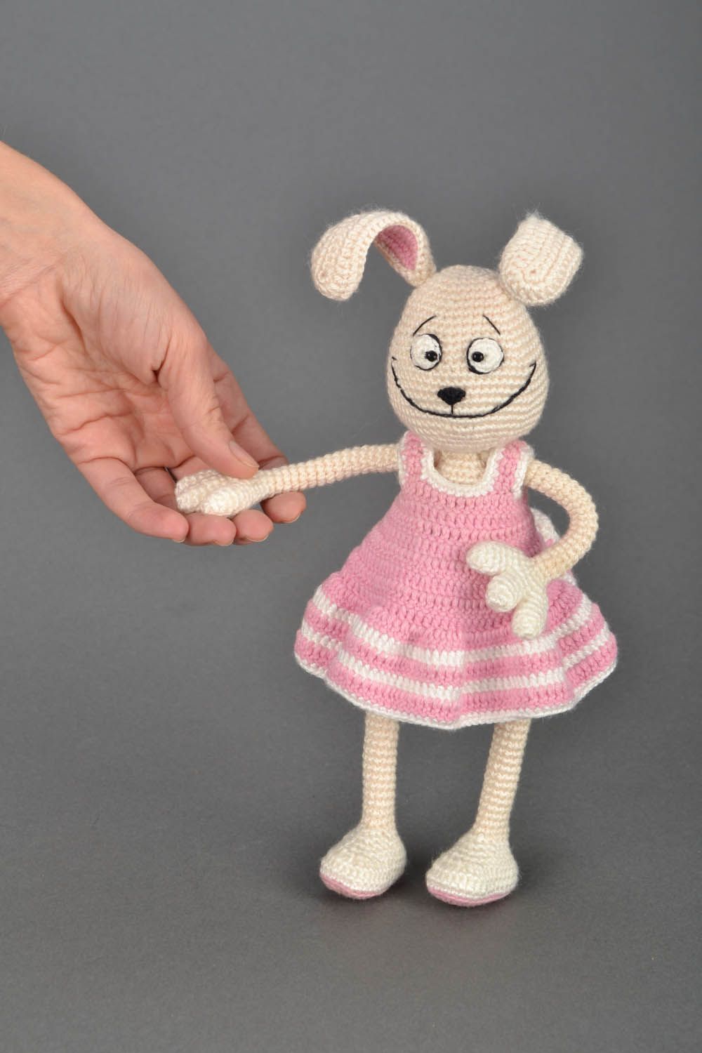 Crocheted toy Rabbit Girl photo 2