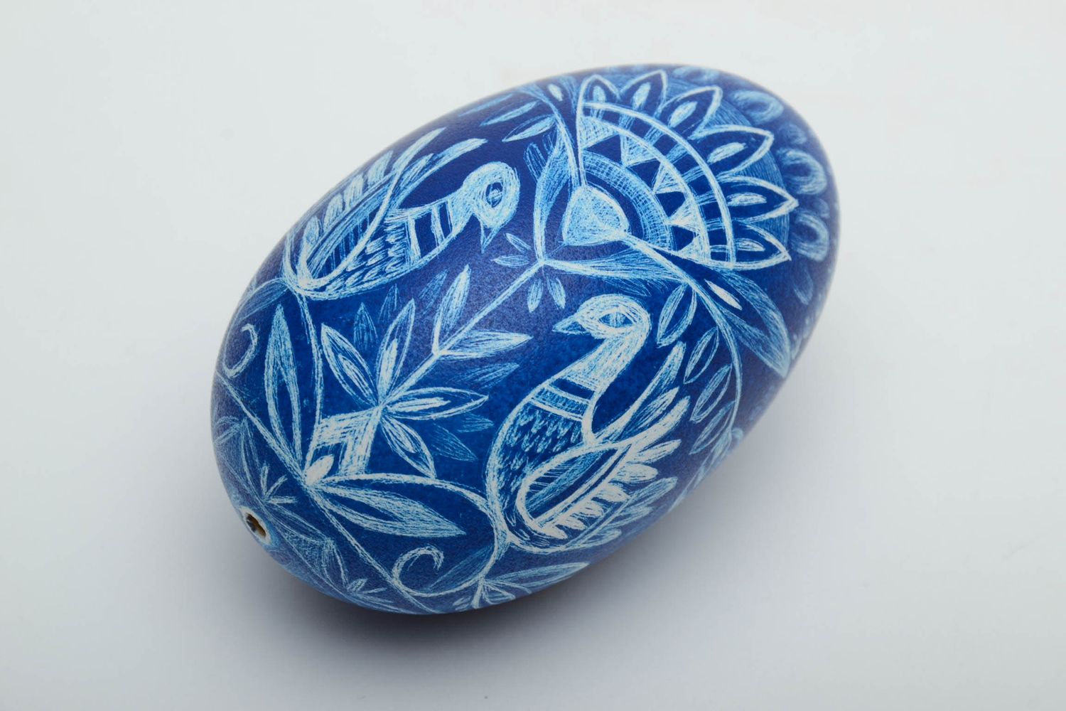 Painted goose egg for Easter decor photo 2