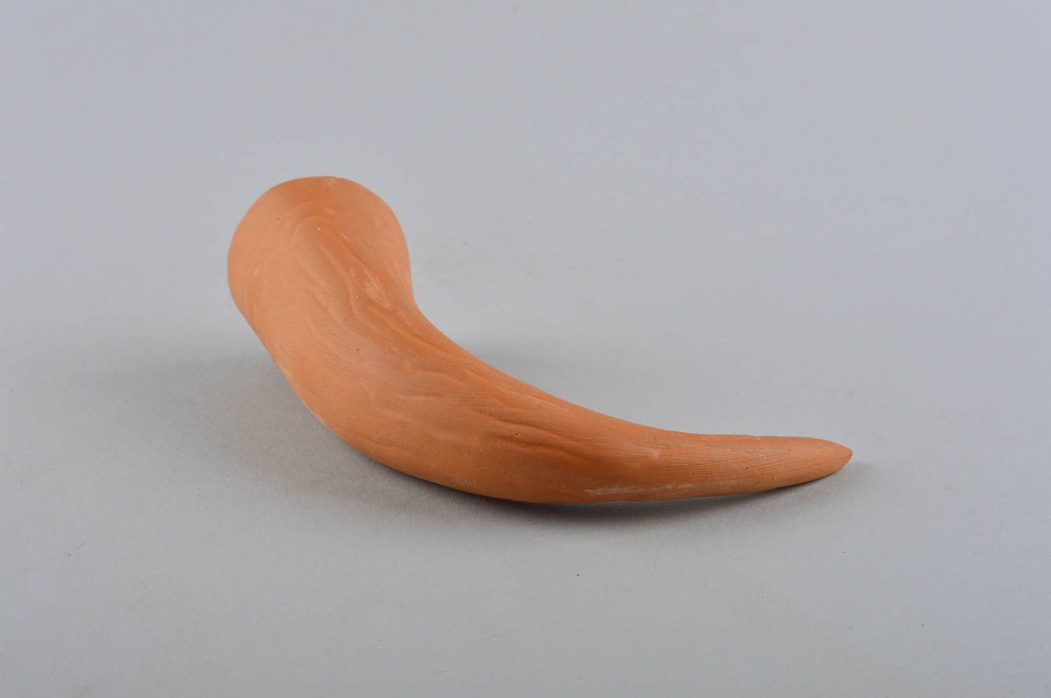 Handmade Trink Horn Keramik Behälter Geschenk für Männer aus Ton klein  foto 5
