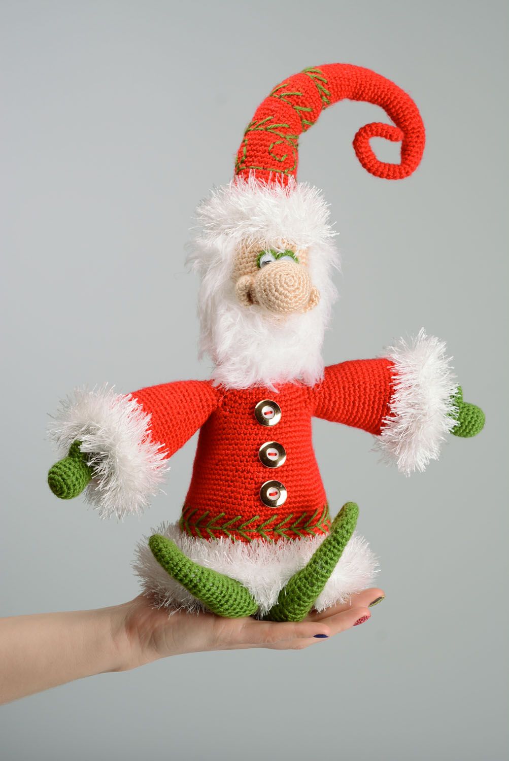 Crochet toy Santa Claus photo 3