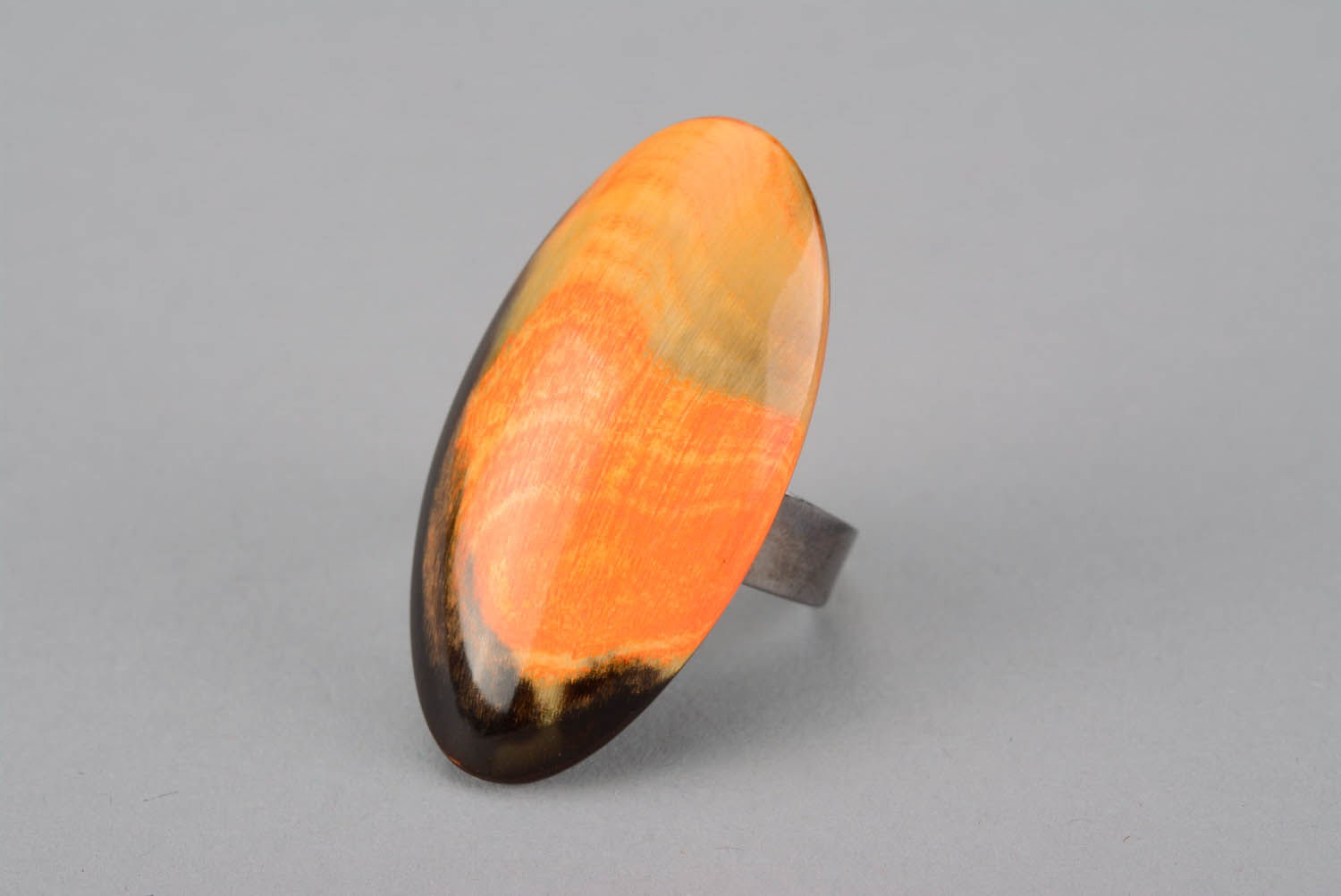 Ring Made of Cow Horn photo 1