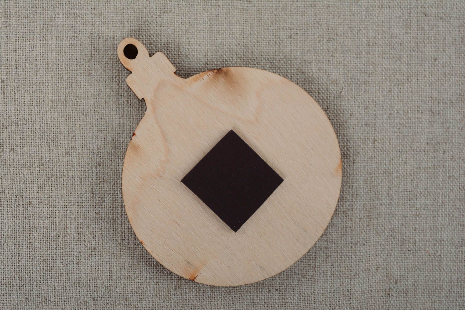 Roh Figur für Magnet aus Holz Christbaumkugel foto 2