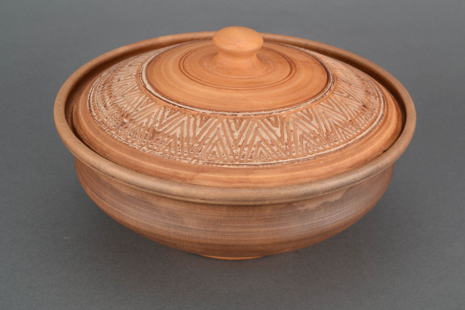 Ceramic bowl for dumplings kilned with milk photo 4