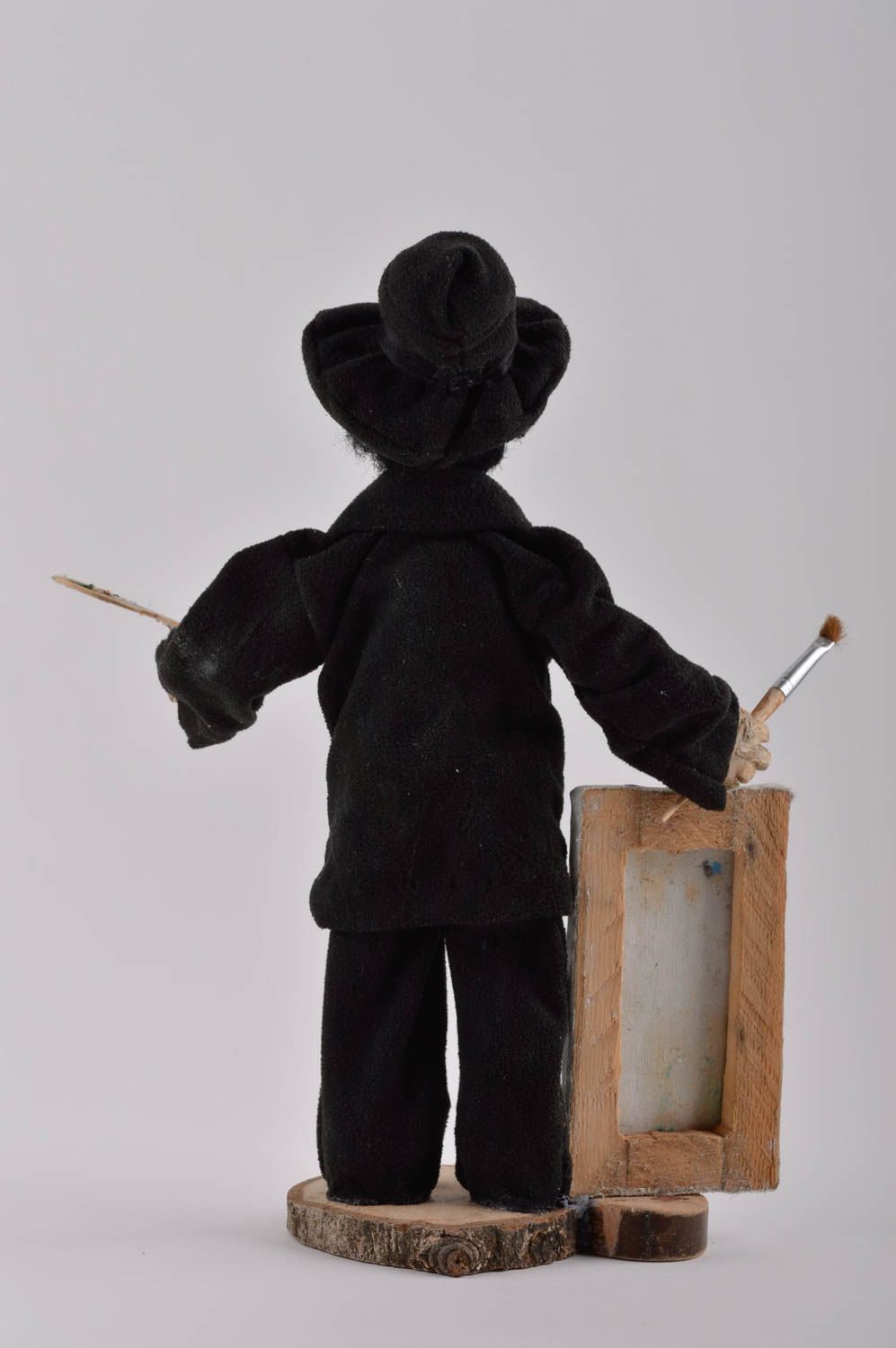 Авторская кукла ручной работы кукла для интерьера кукла из глины художник фото 4