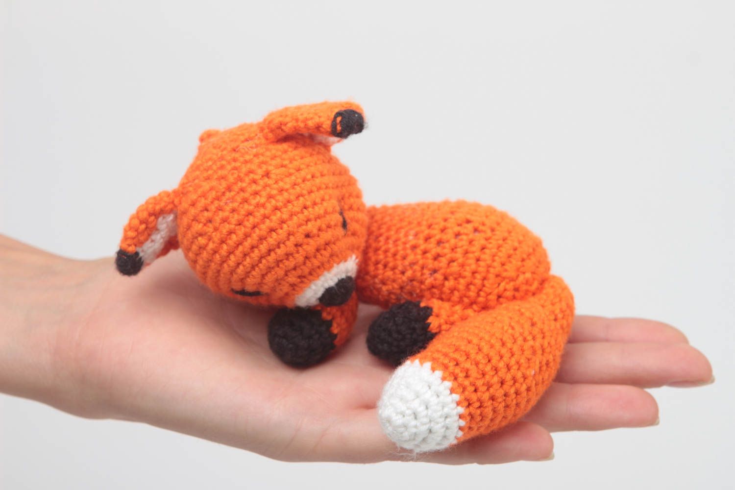 Juguete de peluche hecho a mano muñeco para niños animalito tejido al crochet foto 5