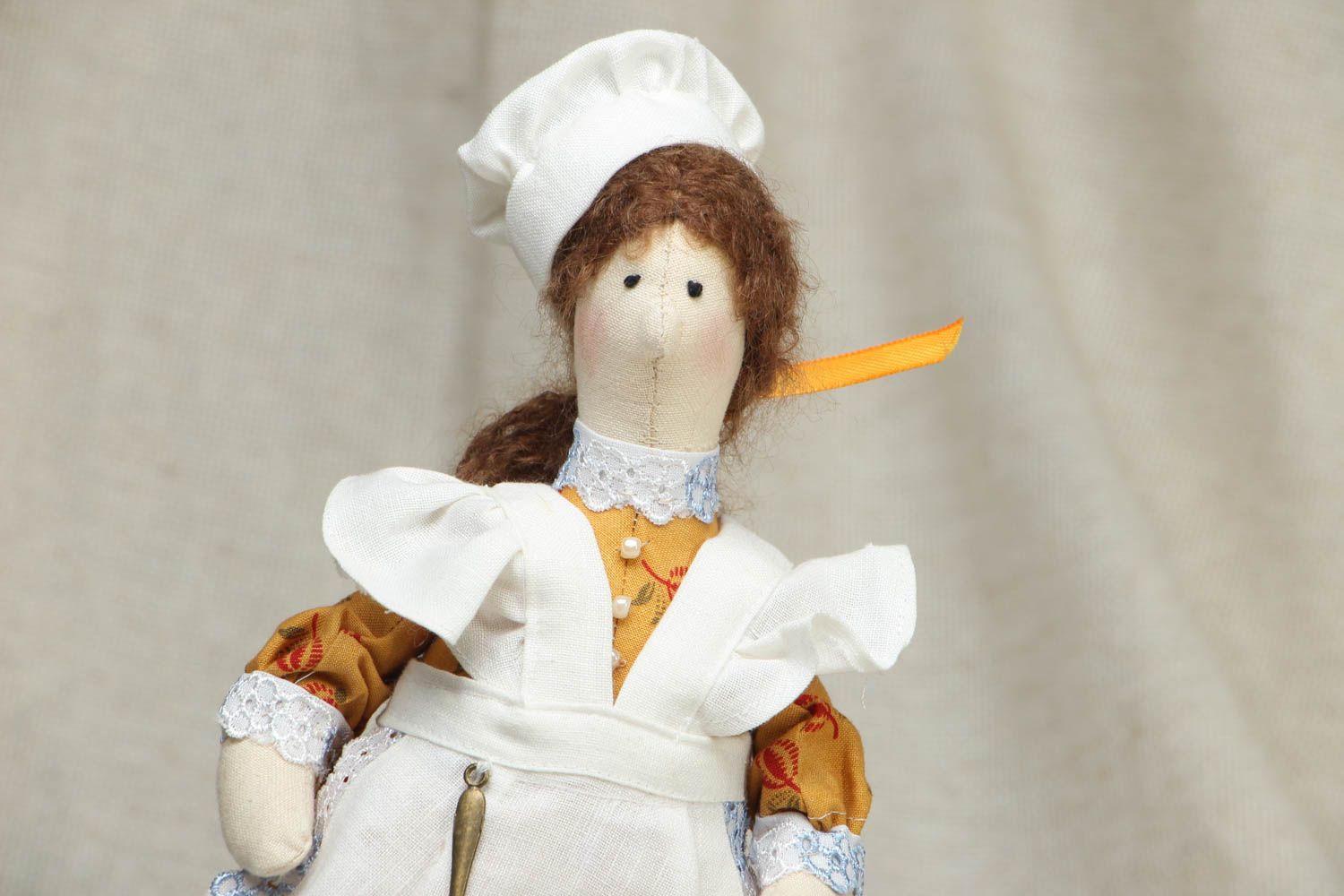 Interior fabric doll Cook with Spoon photo 2