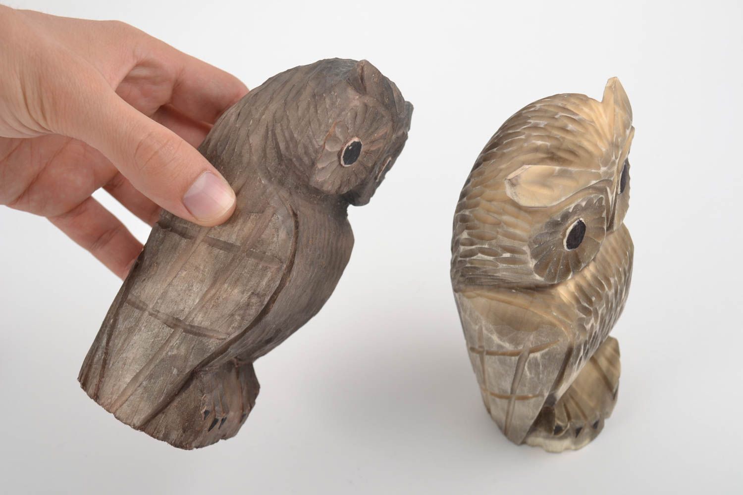 Figuras de animales hechas a mano artesanías en madera regalo original  foto 5
