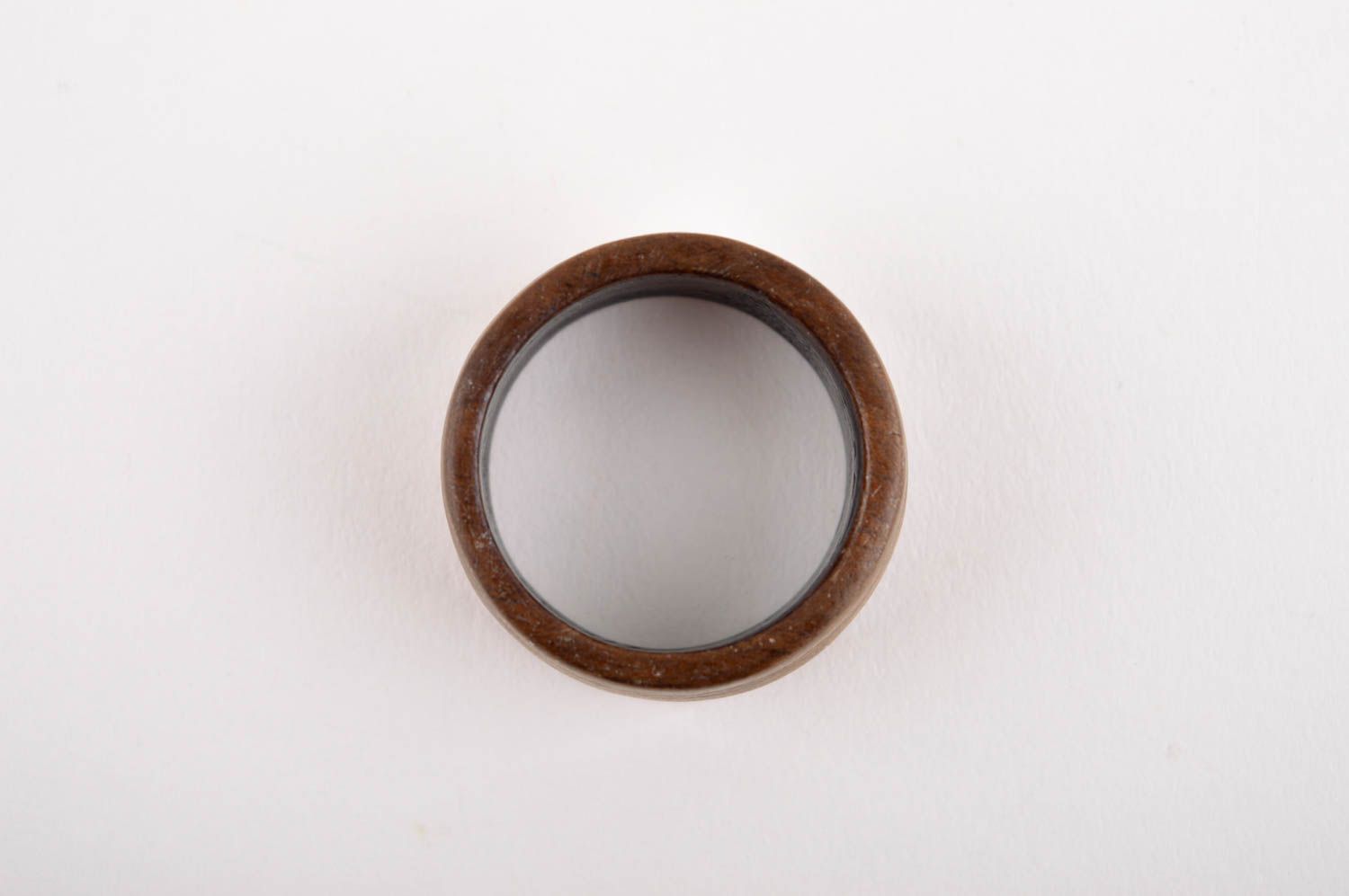 Женское кольцо украшение ручной работы деревянное украшение лаконичное фото 4