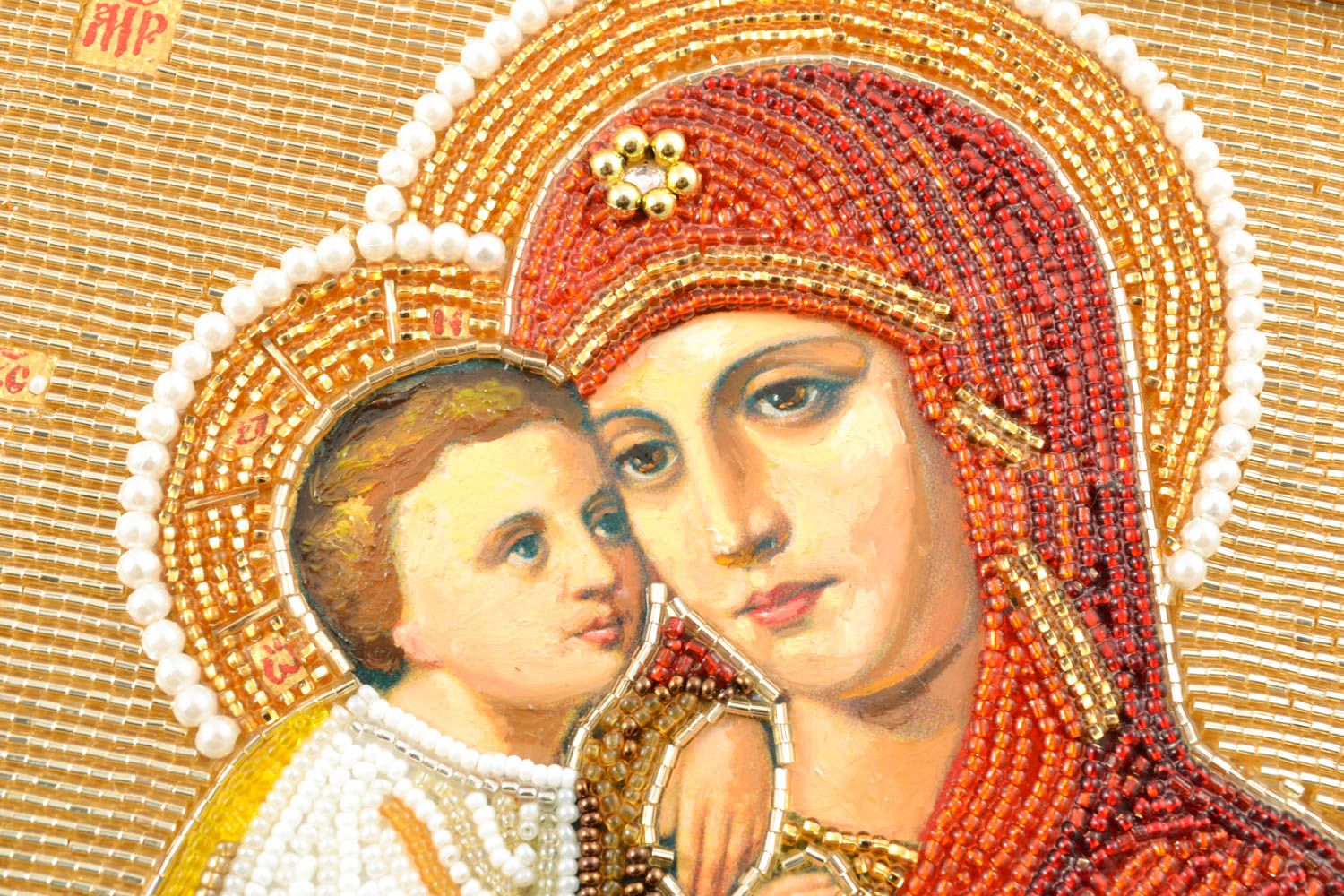 Православная икона бисером фото 3