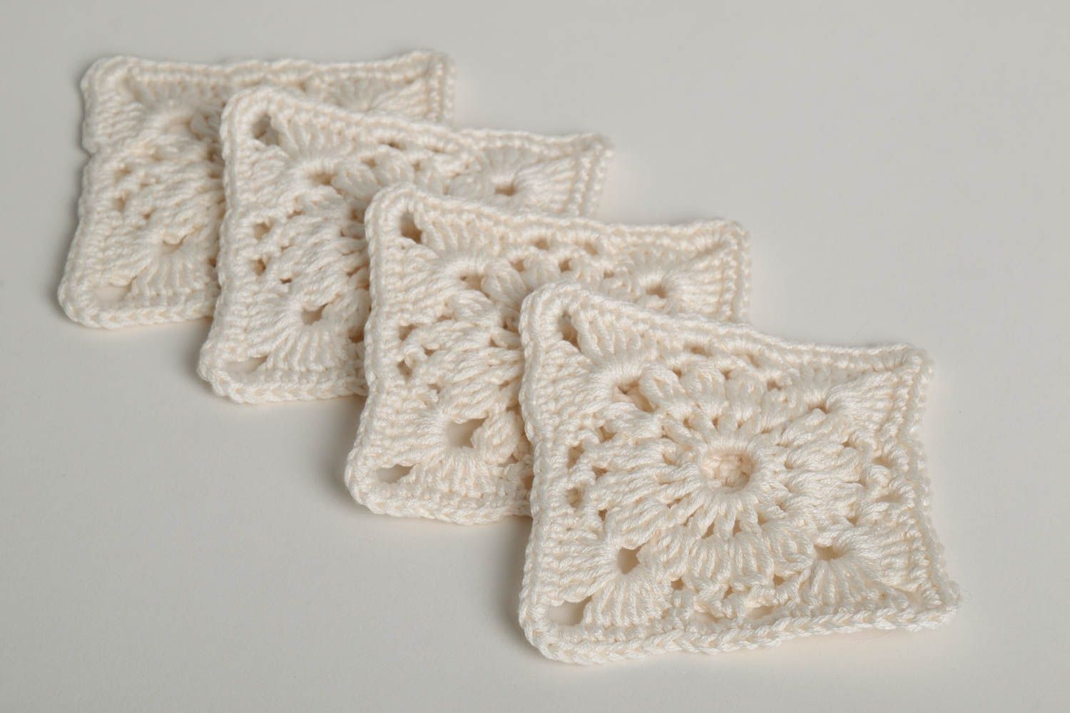 Unusual handmade hot pads decorative coaster crochet ideas kitchen design photo 5