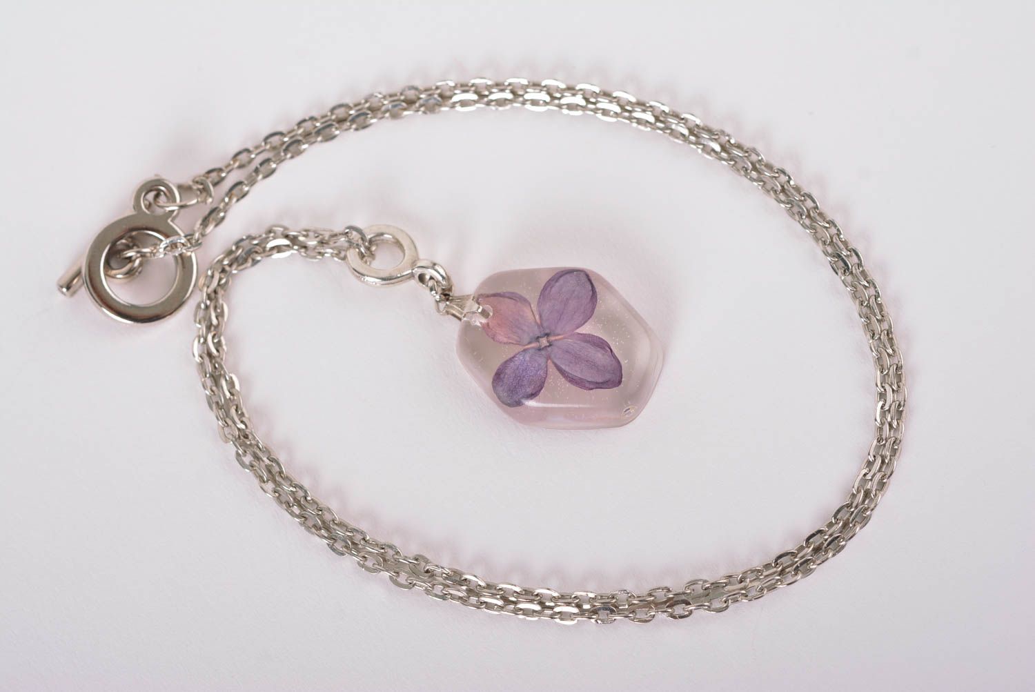 Beautiful handmade flower pendant beautiful jewellery for girls gifts for her photo 3