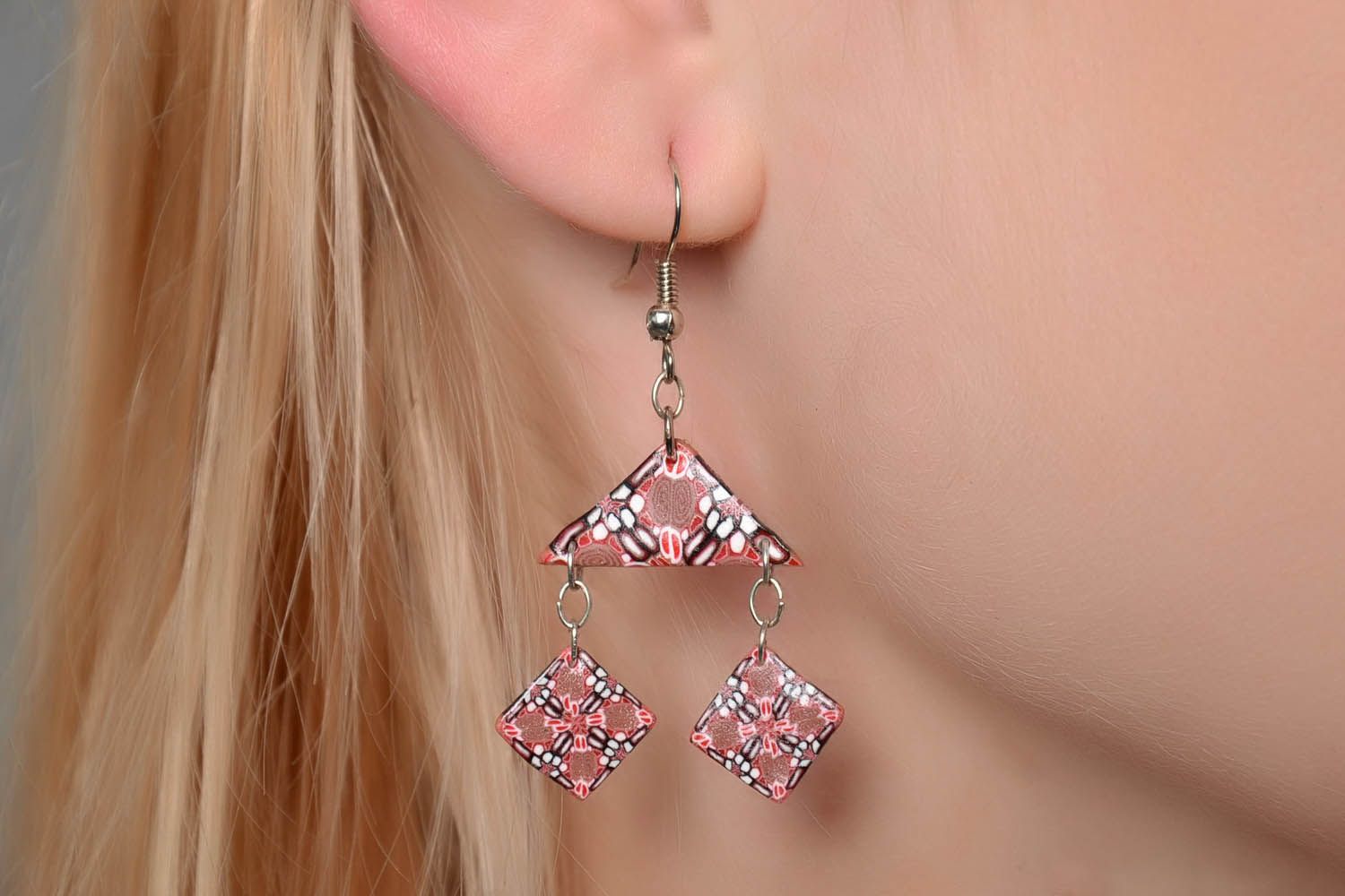 Earrings with pendants photo 3