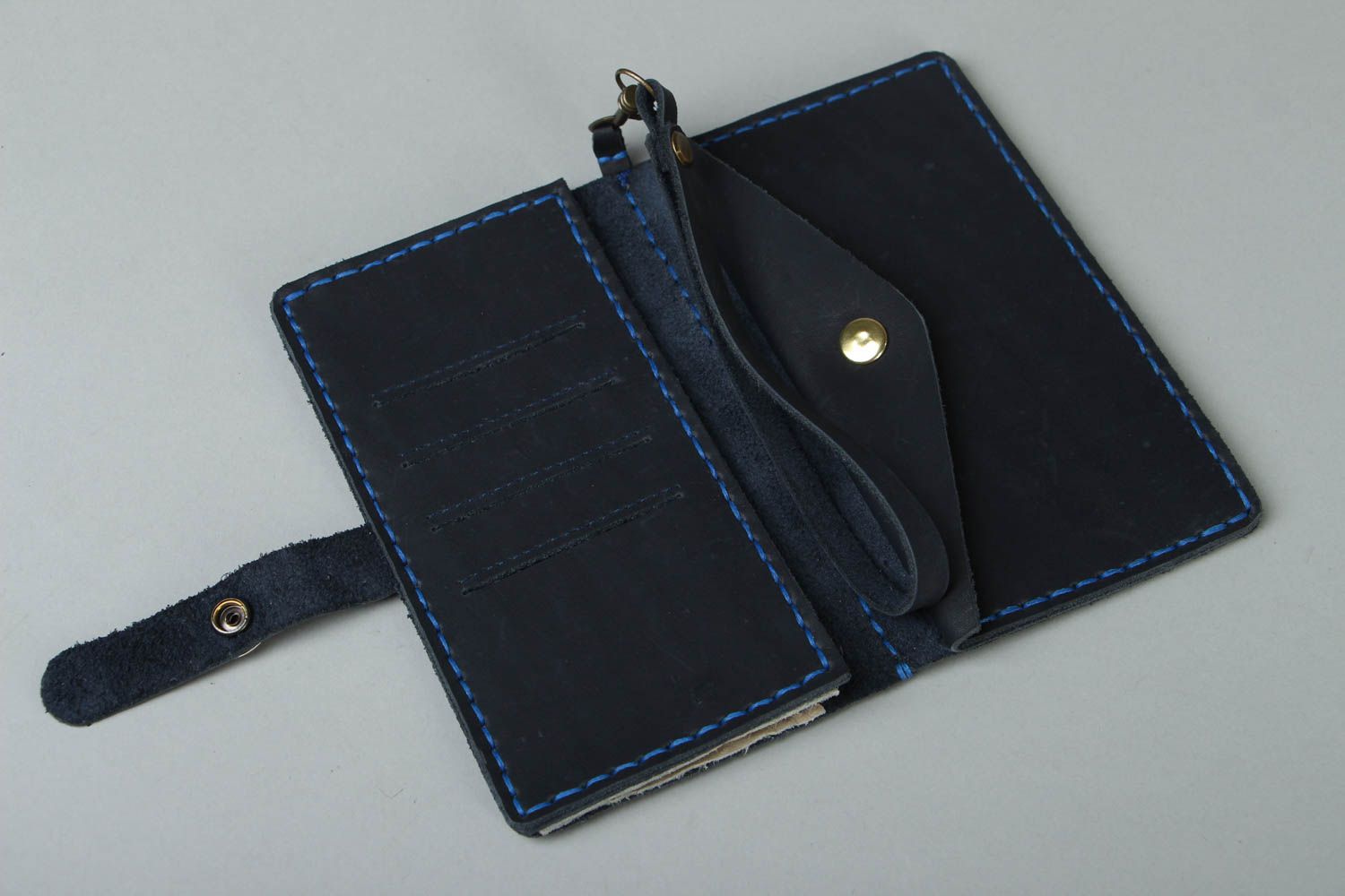Leather wallet Crown photo 3