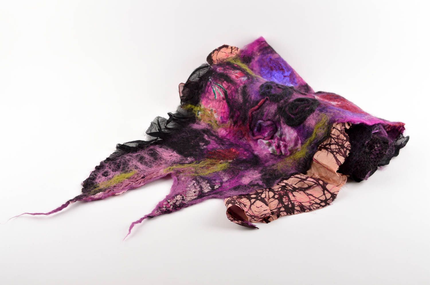 Handmade Halstuch Damen schöner Schal greller warmer Schal für Frauen Geschenk foto 1